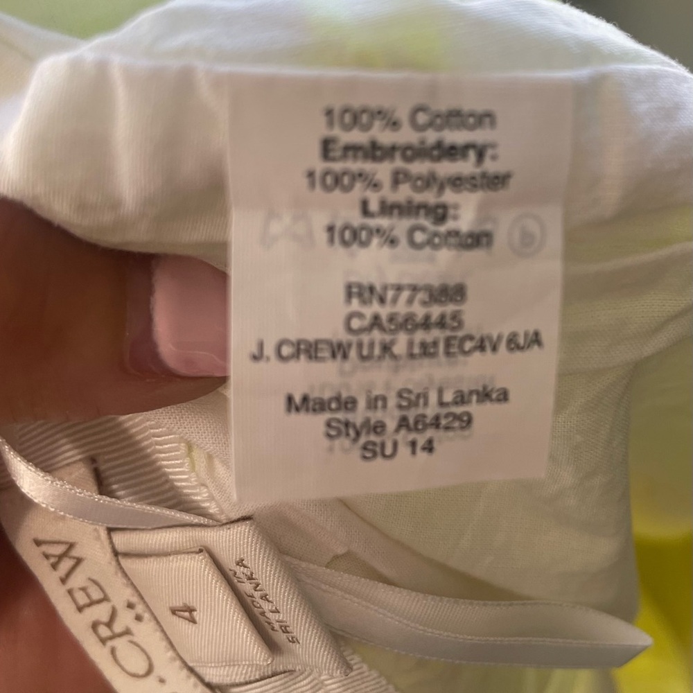 J. Crew Neon Floral Embroidered Mini Skirt - Picture 11 of 12